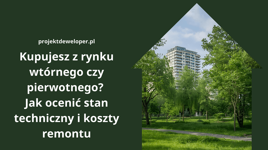 Kupujesz z rynku wtórnego czy pierwotnego? Jak ocenić stan techniczny i koszty remontu